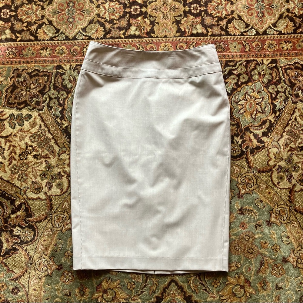 Iris Setlakwe Light Grey Pencil Skirt (28”W)